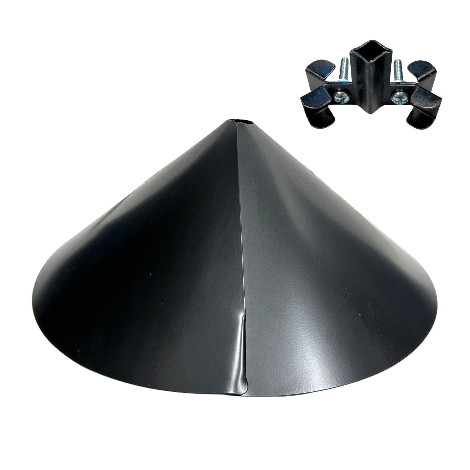 Erva Squirrel Baffle Cylinder Pole Mount Dome Top Squirrel Guard SB1D