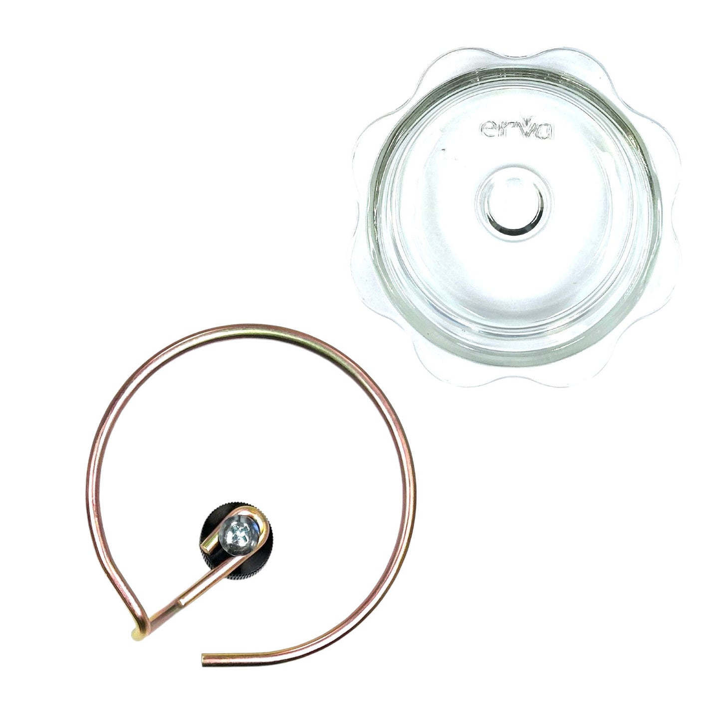 Clear Glass Dish + Holder Insert