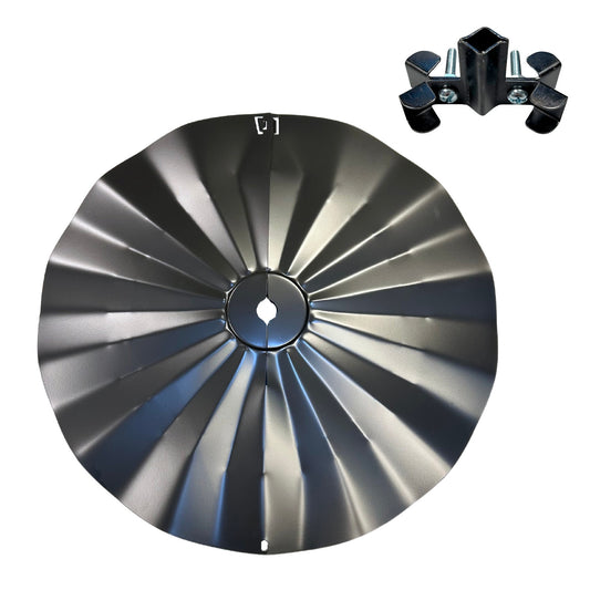 Disk Baffle (Round Pole)