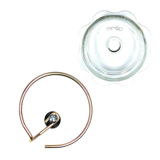 Clear Glass Dish + Holder Insert