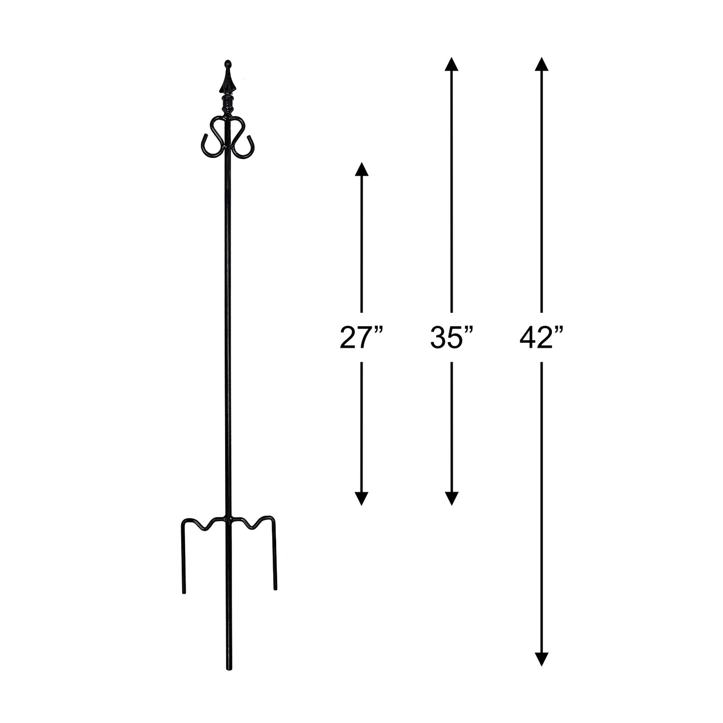 Chain Fence Pole - Set of 6