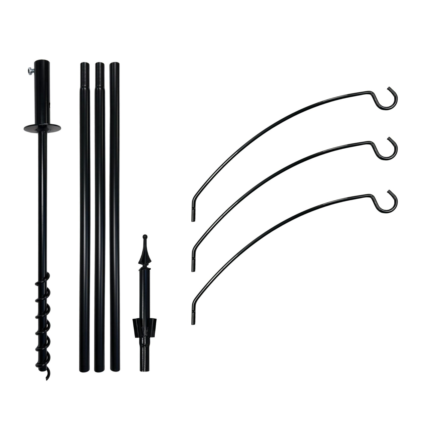 Multi-Arm Bird Feeder Pole Systems