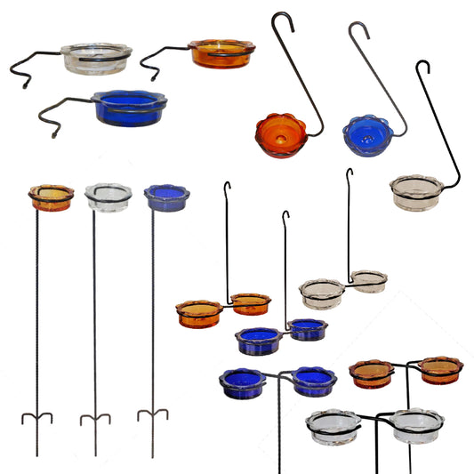Glass Dish Feeders